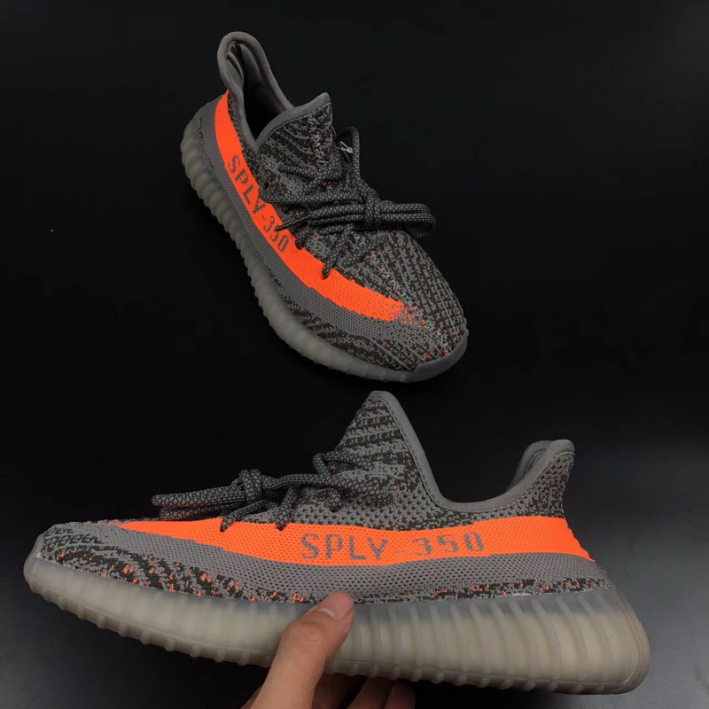 Super Max C4 Yeezy 350 V2 Boost“Grey-Orange” GS